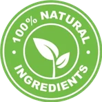 Natural ingredients leaf roundel