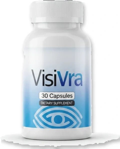A Visivra bottle, 30 capsules, front label